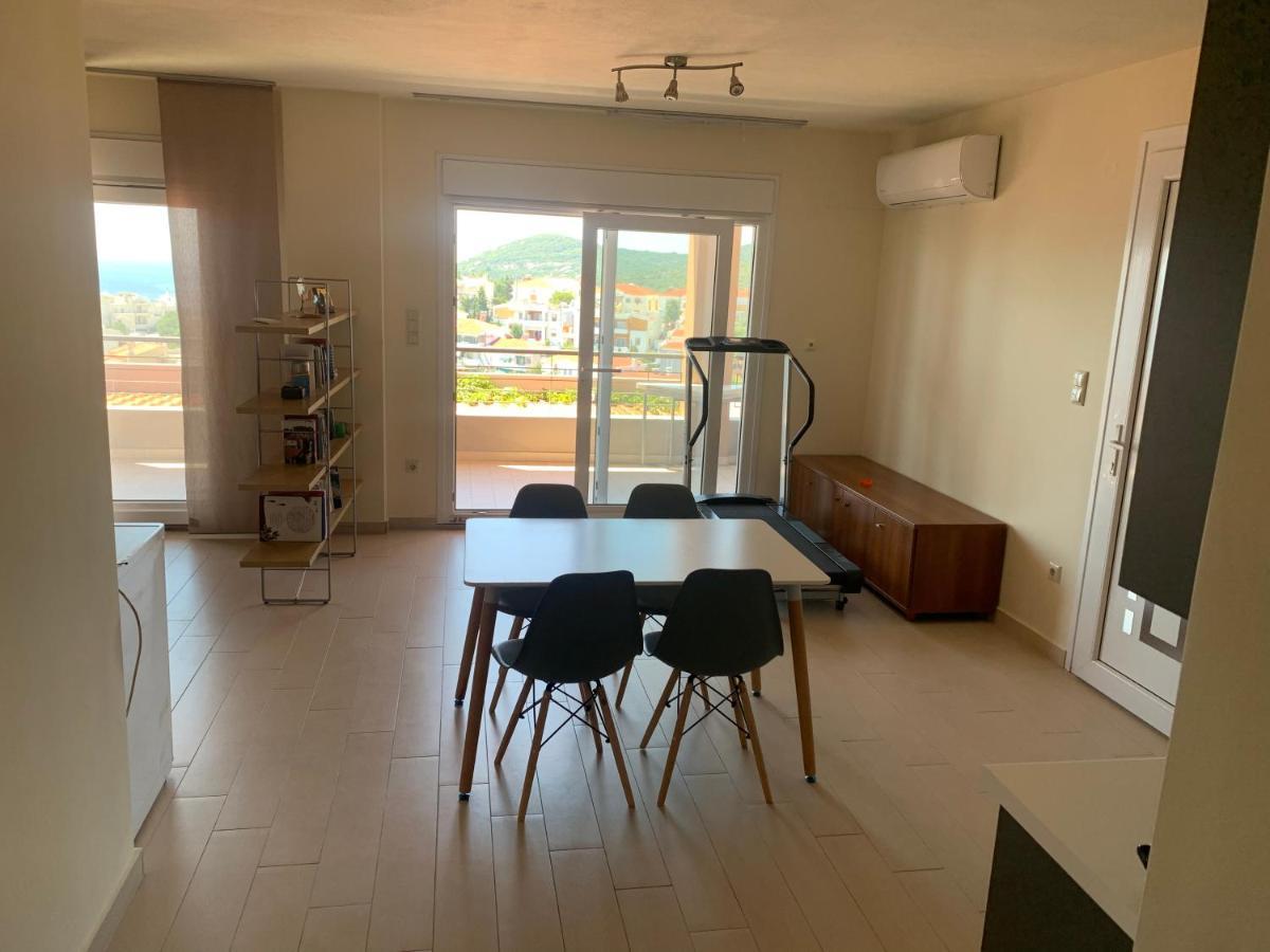Breathtaking Sea View Apartment Kavála Ngoại thất bức ảnh