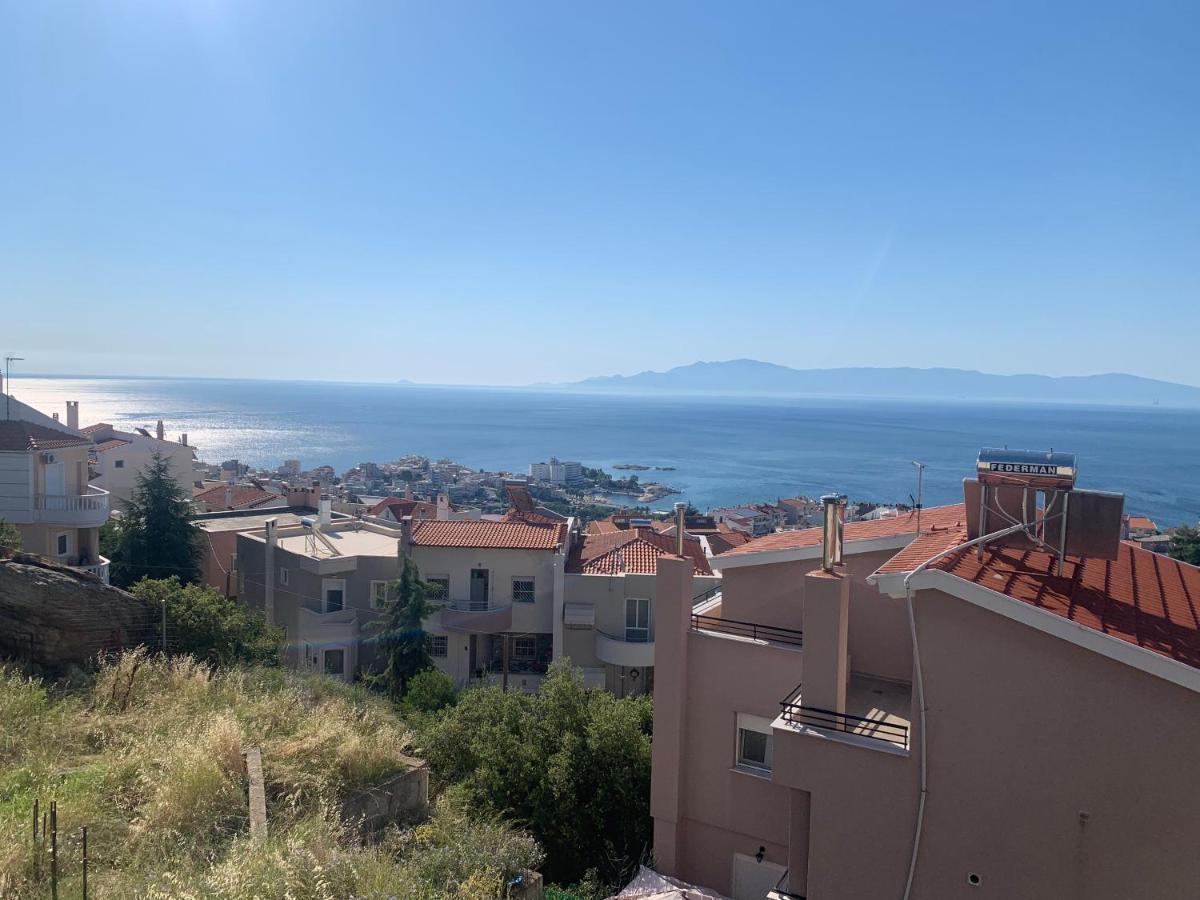 Breathtaking Sea View Apartment Kavála Ngoại thất bức ảnh